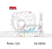 Kolečko řetězové 29035-15zubů RK - Benelli 1130 Café Racer + 1130 TNT + 1130 Tornado TRE + 1130 TRE + 752 S ABS + 900 Tornado