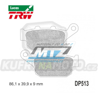 Destičky brzdové DP513-LU TRW Lucas MCB841 - směs Allround