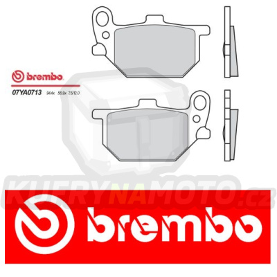Brzdové destičky Brembo YAMAHA XS SE (right caliper) 400 r.v. Od 80 - 81 směs Originál Přední