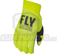 rukavice PRO LITE, FLY RACING - USA (Hi-Vis/černá)