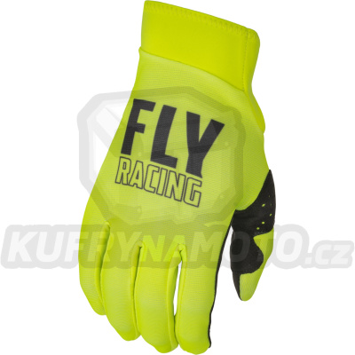 rukavice PRO LITE, FLY RACING - USA (Hi-Vis/černá)