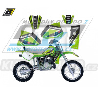 Polepy na motocykl (sada polepů Dream) Kawasaki KX60 / 85-01 - typ polepů Dream4