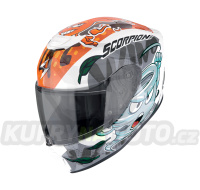 Dětská moto přilba SCORPION EXO-JNR AIR The4elements bílo/modro/oranžová