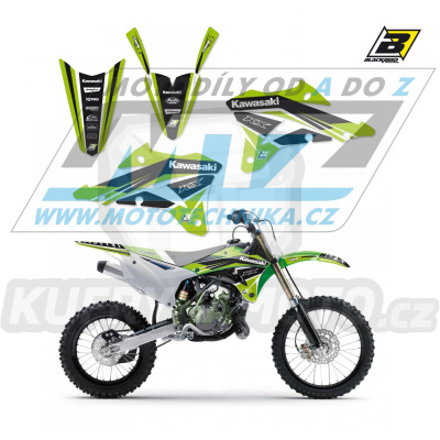 Polepy na motocykl (sada polepů Dream) Kawasaki KX85 / 14-21 - typ polepů Dream4