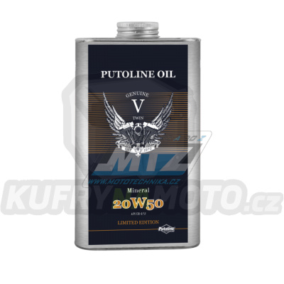 Olej motorový motocyklový Putoline Genuine V-Twin mineral (balení 1L)