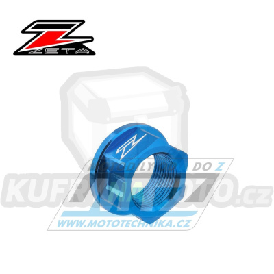 Matice/Šroub osy zadního kola ZETA ZE93-8089 - KTM 125SX+250SX + 250SXF+350SXF+450SXF / 23 + Husqvarna TC125+TC250 + FC250+FC350+FC450 - modrá