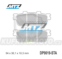 Destičky brzdové DP9019-STA - směs Standard