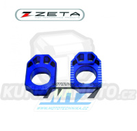 Dorazy osy zadního kola ZETA ZE93-5332 - Yamaha YZF250 / 09-11 + YZF450 / 09 - modré