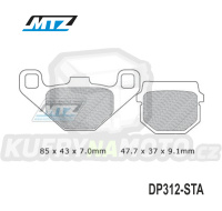 Destičky brzdové DP312-STA - směs Standard