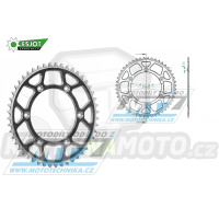 Rozeta řetězová (převodník) Dural 0808-52zubů ESJOT 51-32041-52SB - barva černá - Suzuki RM125 / 80-11+RM250 / 82-12+RMX250 / 89-00+RMZ250 / 07-20+RMZ450 / 05-20+RMX450Z / 10-19+DRZ250 / 01-07+DR350 / 96-99+DRZ400S / 00-20+DRZ400E / 00-07 + Kawa