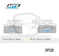 Destičky brzdové DP328-FM - MTZ směs Offroad Profi