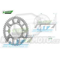 Rozeta řetězová (převodník) Dural 0894-50zubů ESJOT 51-13025-50 - barva stříbrná - KTM 65SX / 02-24 + 60SX / 97-01 + Husqvarna TC65 / 17-24 + Gas-Gas MC65