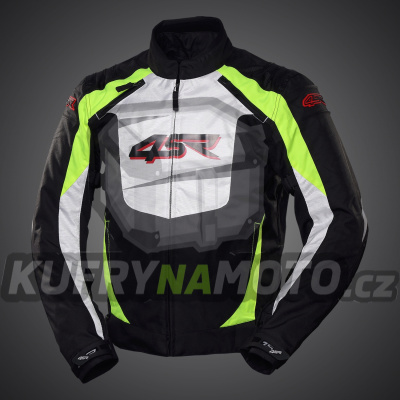 Moto bunda 4SR Stunts Neon velikost 50 textilní - akce