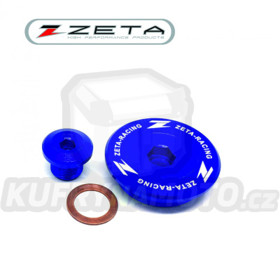 Zátky motoru - ZETA ZE89-1352 - Suzuki DRZ400S / 00-24 + DRZ400SM / 00-24 - modré