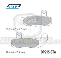 Destičky brzdové DP215-STA - směs Standard