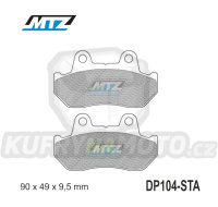 Destičky brzdové DP104-STA - směs Standard