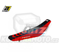 Potah sedla Honda CRF250R / 18-21 + CRF450R / 17-20 + CRF450X / 17-25 - barva černo-červená - typ potahu DG3