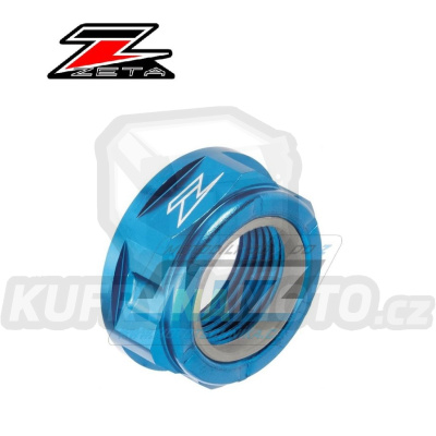 Matice osy zadního kola ZETA ZE93-8049 - Yamaha YZ125+YZ250+YZF250+YZF400+YZF426+YZF450 + WRF250+WRF400+WRF426+WRF450 + WR250X+WR250R + KTM 85SX + SX+SXF+EXC+EXCF + Husqvarna TC+FC+TE+FE+FX - modrá