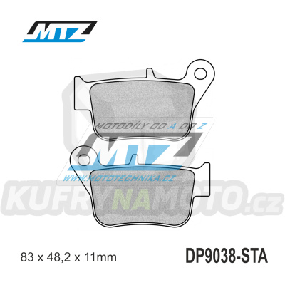 Destičky brzdové DP9038-STA - směs Standard